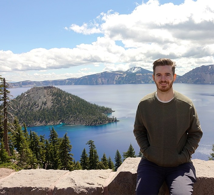 At Crater Lake, Oregon, USA