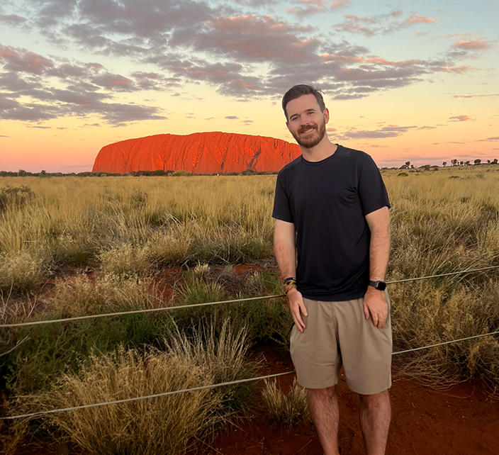 At Uluru, Australia!